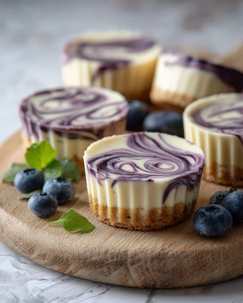 Blueberry Swirl Yogurt Bites Recipe