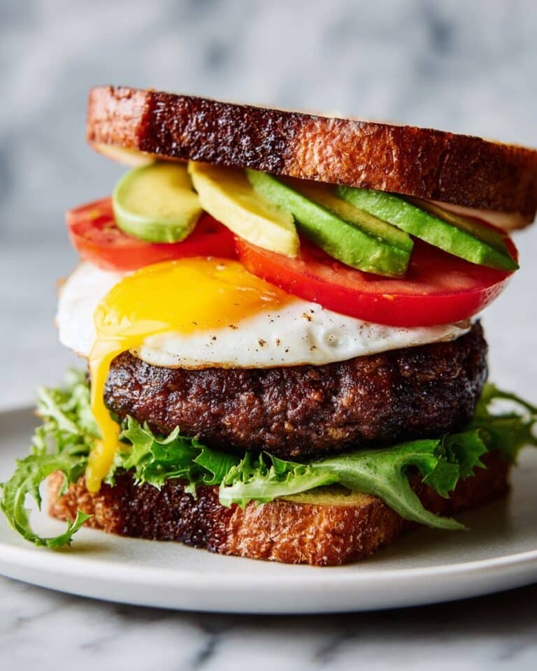 Easy Vegetarian Breakfast Egg Sandwich Recipe