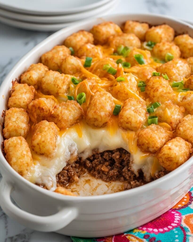 Cowboy Tater Tot Casserole Recipe