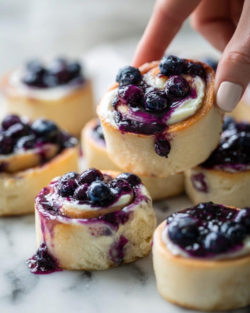 Blueberry Cheesecake Swirl Rolls Recipe