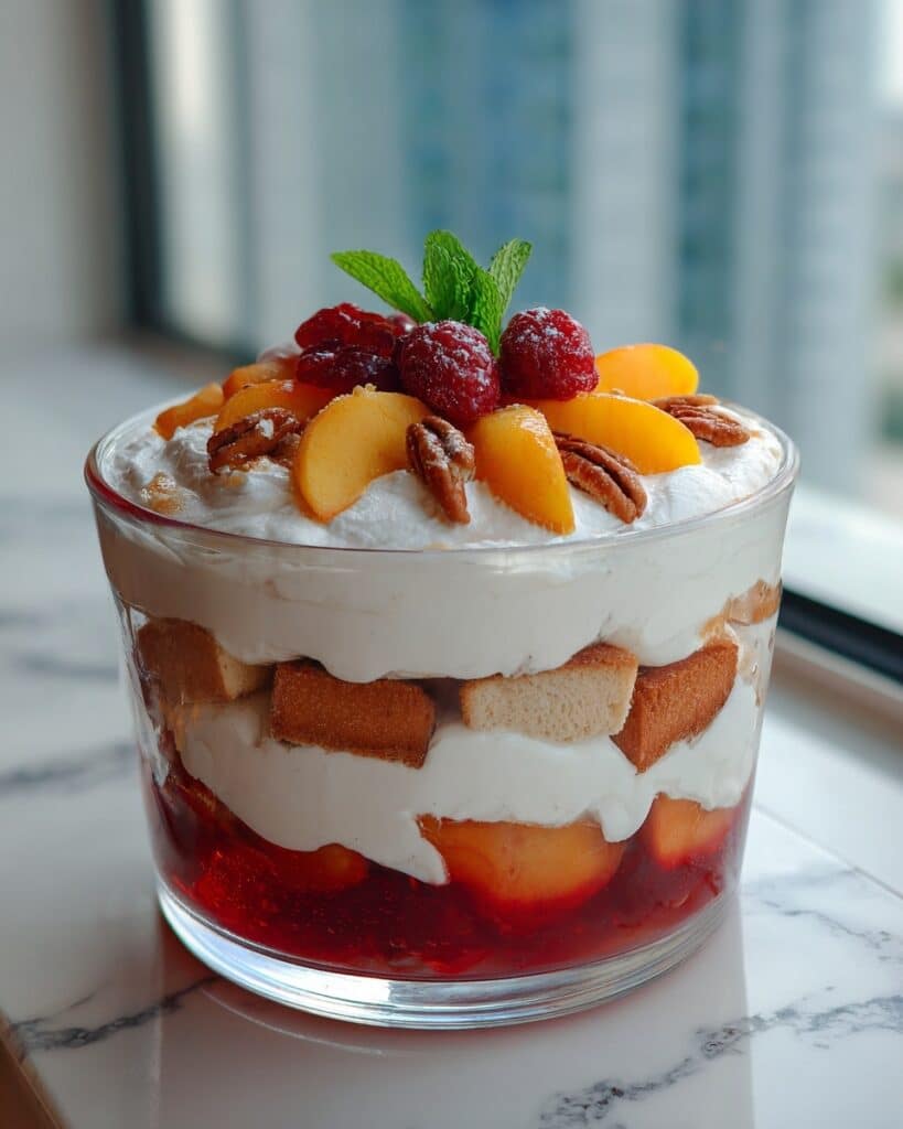 Peach Cobbler Cheesecake Salad: A Deliciously Easy Dessert Recipe