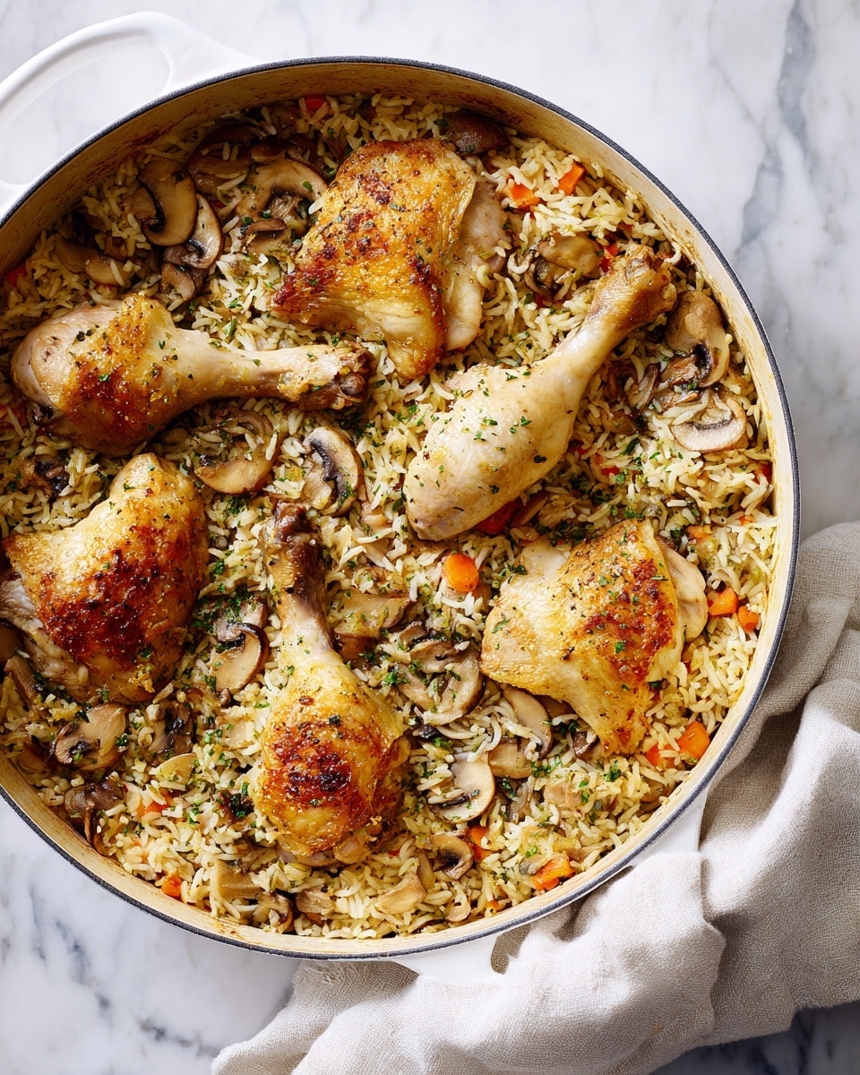 Easy Chicken and Rice Casserole Recipe - Recipe Image