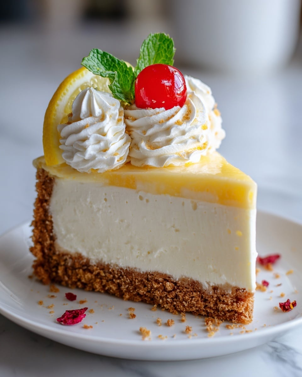 Lemon Cheesecake Recipe - Recipe Image