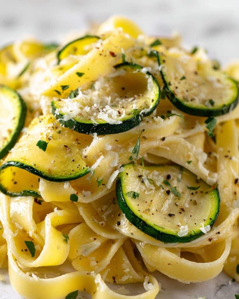 Creamy Courgette Pasta Recipe