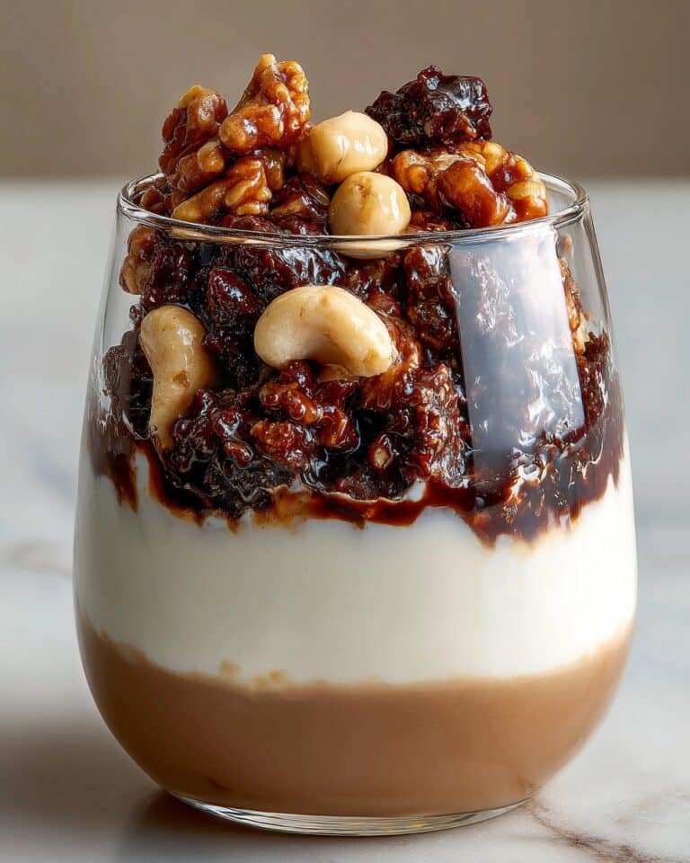 Salted Caramel Panna Cotta with Praline Topping Recipe