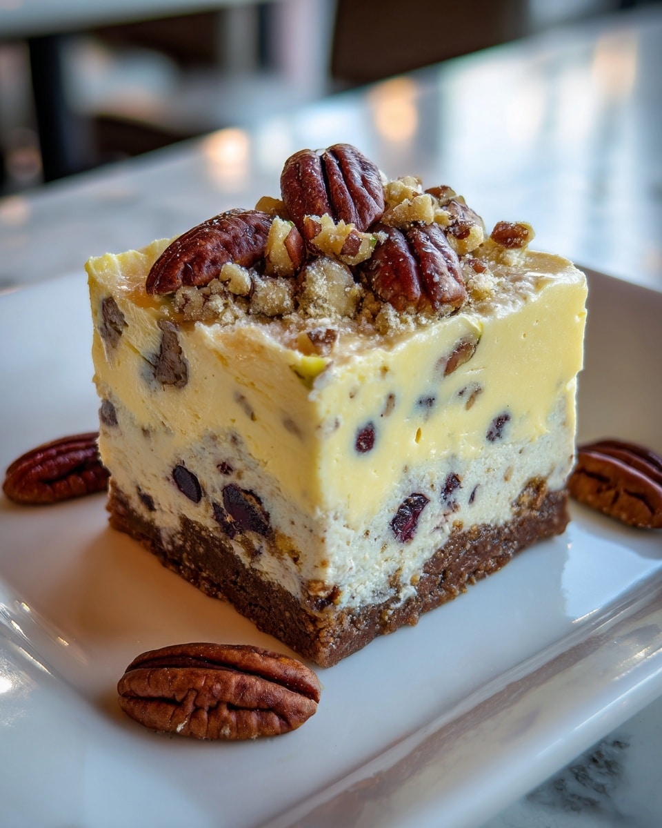 Chocolate Pecan Ooey Gooey Butter Bars Recipe - Recipe Image