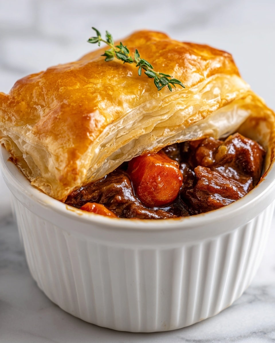 Guinness Braised Beef Pot Pie Recipe - Recipe Image