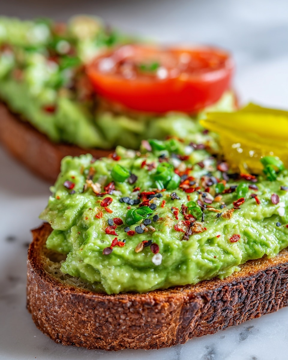 Creamy Avocado Toast with Optional Toppings Recipe - Recipe Image