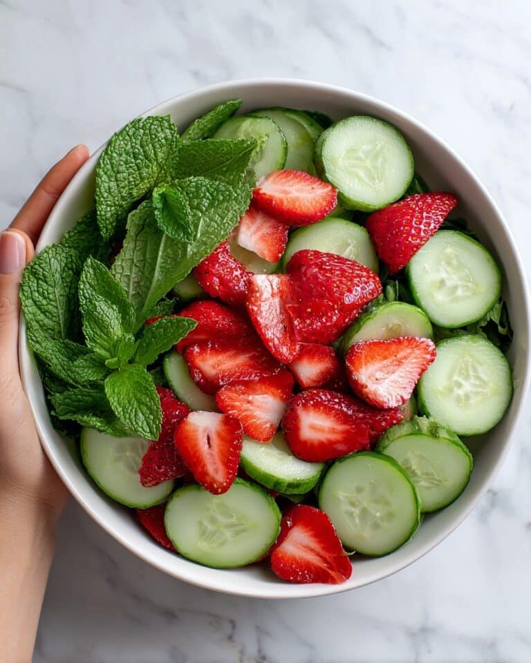 Cucumber Strawberry Salad Recipe