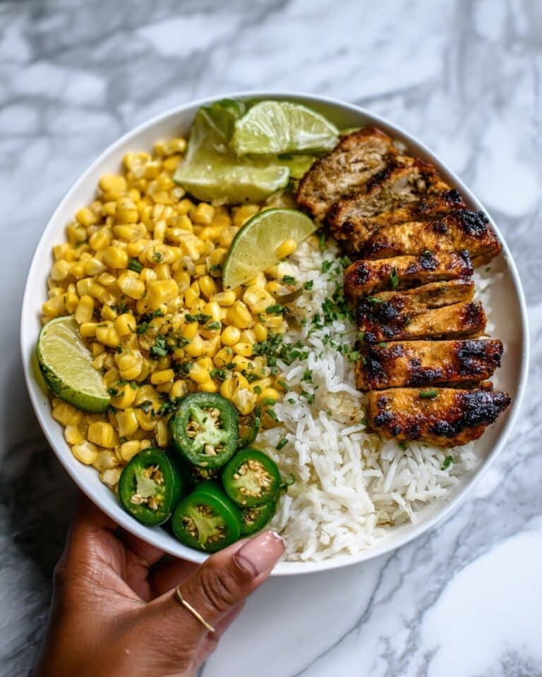Street Corn Chicken Rice Bowl Recipe