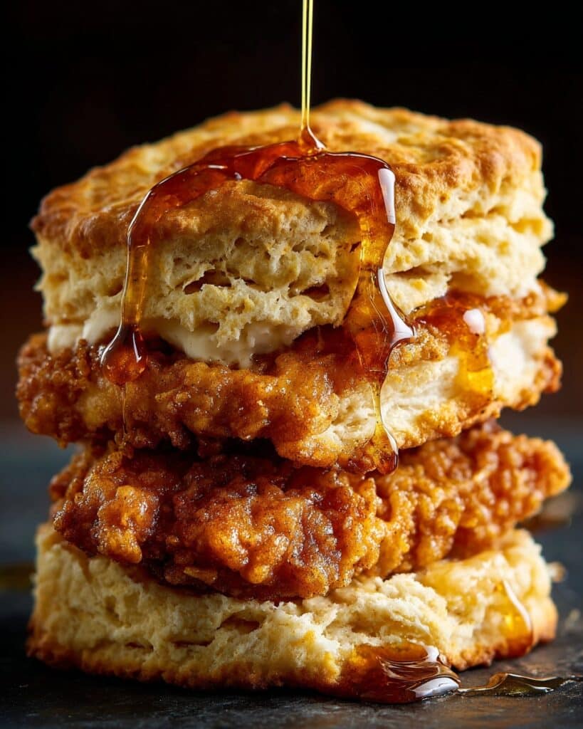Hot Honey Chicken Biscuits Recipe