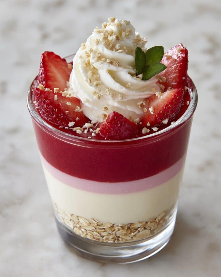 Strawberry Cheesecake Overnight Oats Recipe
