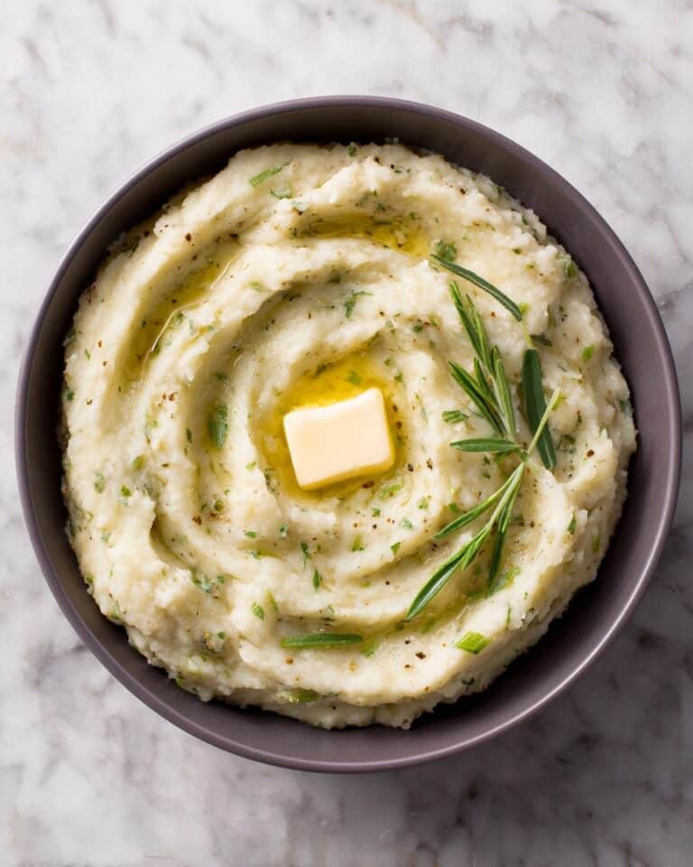 Crockpot Mashed Potatoes with Fresh Herbs and Cream Cheese Recipe