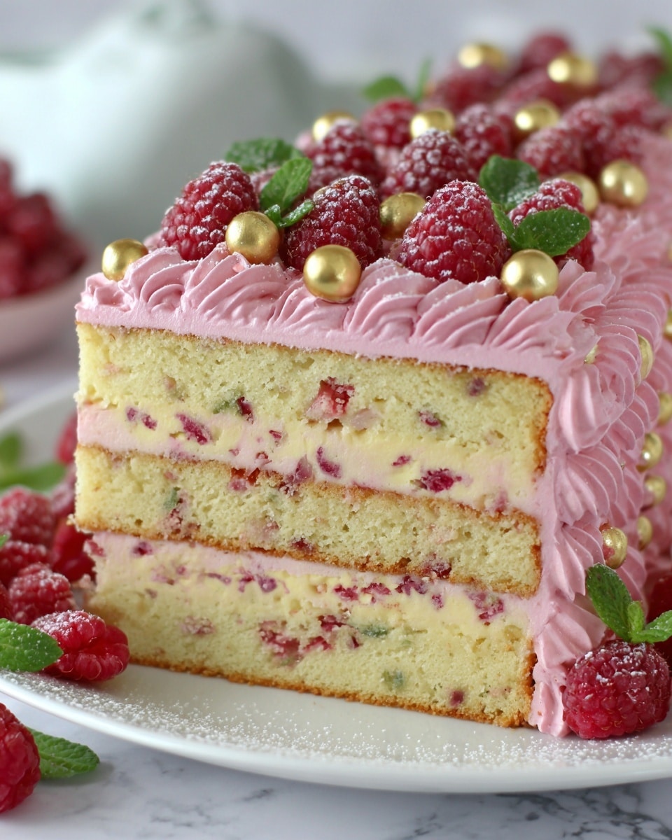 Lemon Raspberry Loaf Cake Recipe - Recipe Image