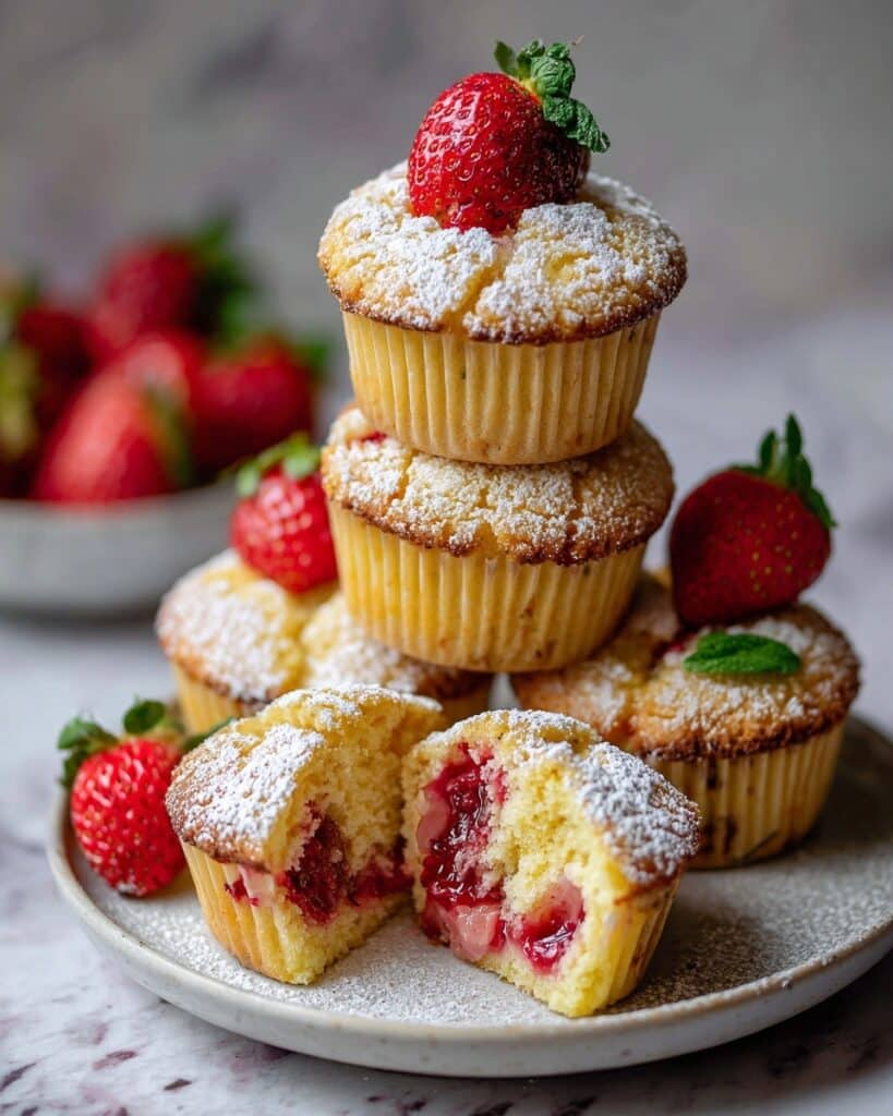 Fresh Strawberry Muffins Recipe