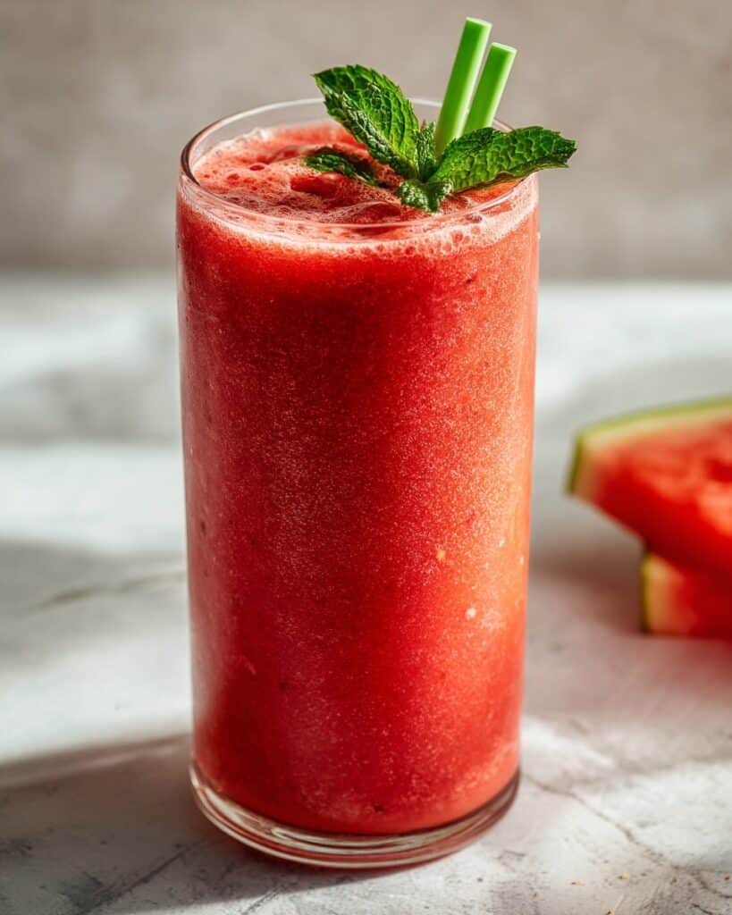 Watermelon Strawberry Smoothie Recipe