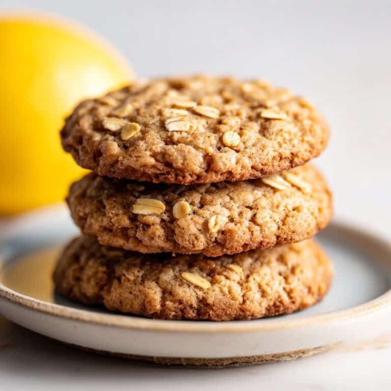 Lemon Oatmeal No-Bake Cookies Recipe