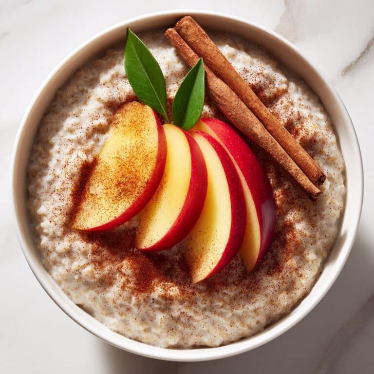 Apple Cinnamon Caramel Oatmeal Porridge Recipe