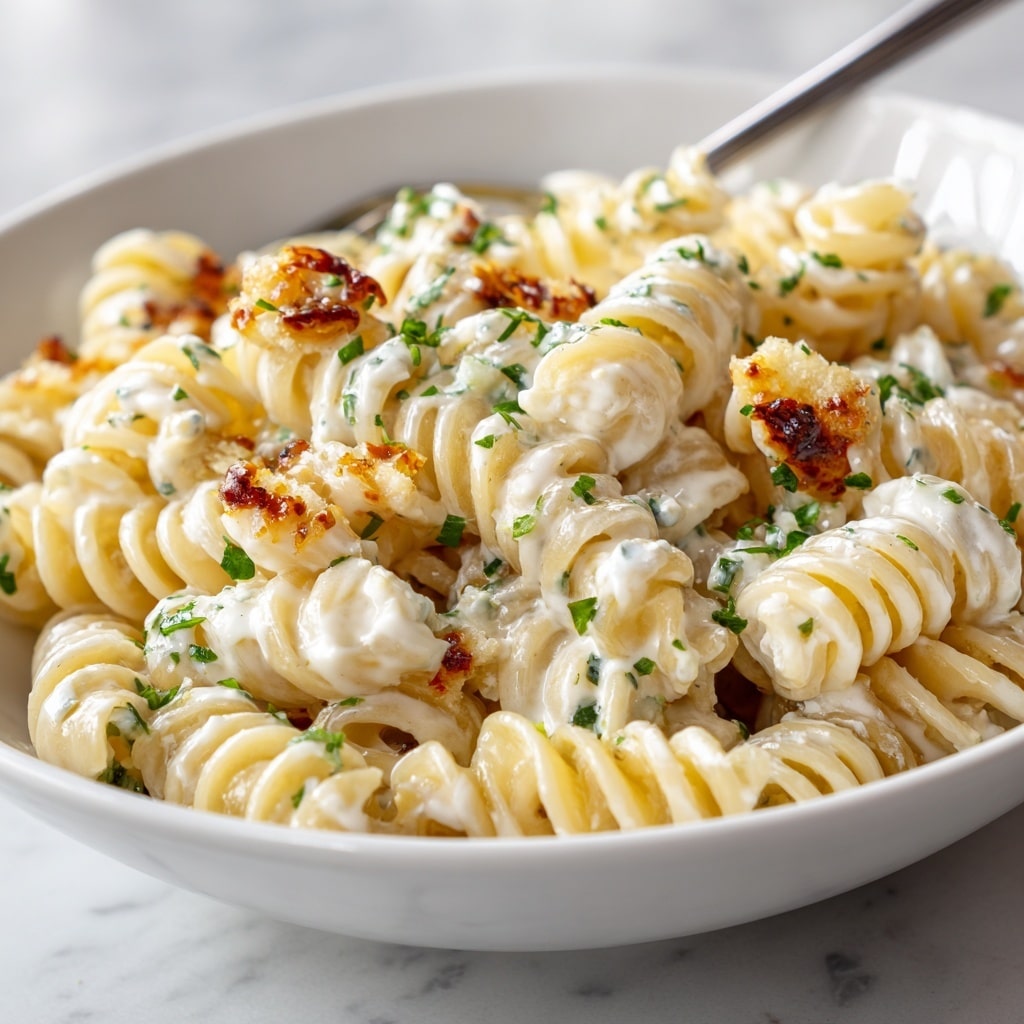 Creamy Garlic Parmesan Chicken Pasta Bake Recipe