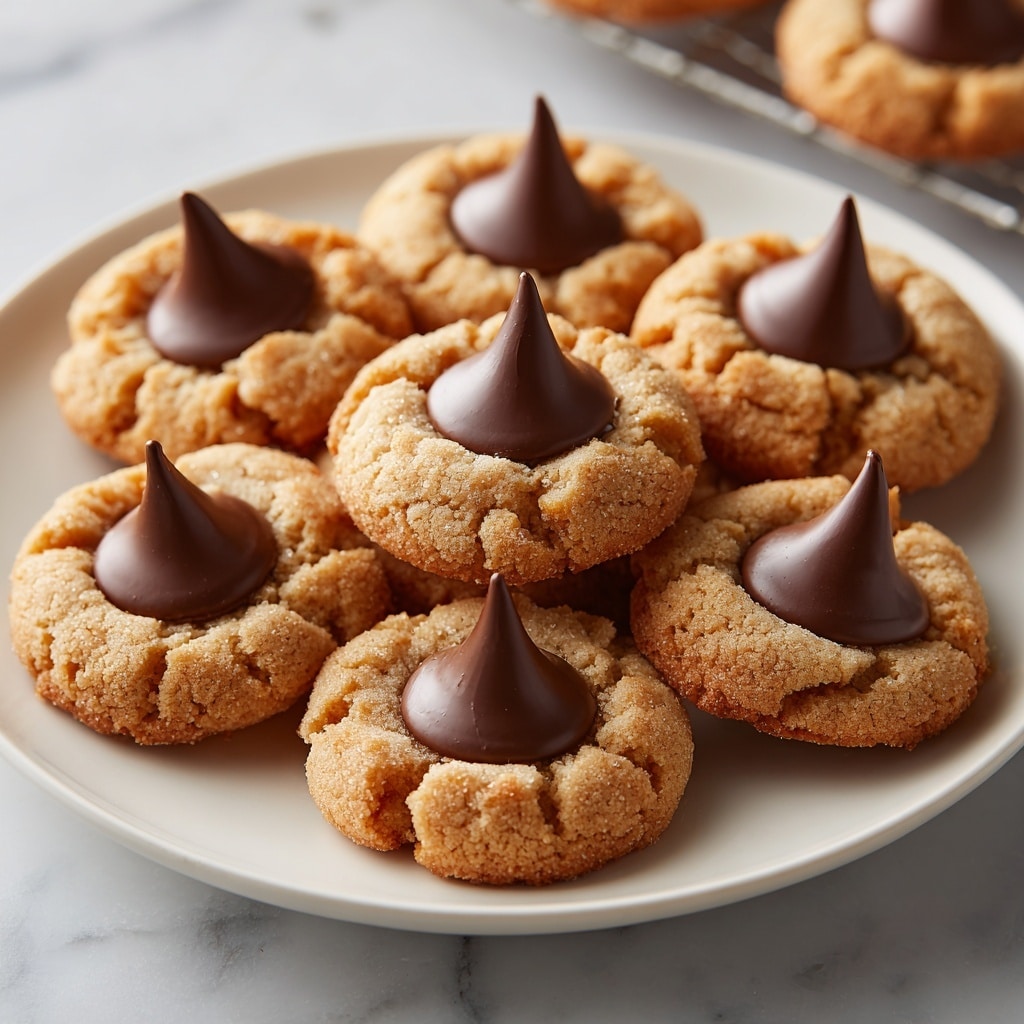 Homemade Peanut Butter Kiss Cookies Recipe - Recipe Image
