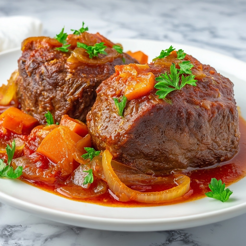 Sicilian Tuna Steaks with Cherry Tomatoes, Capers, and Olives Recipe