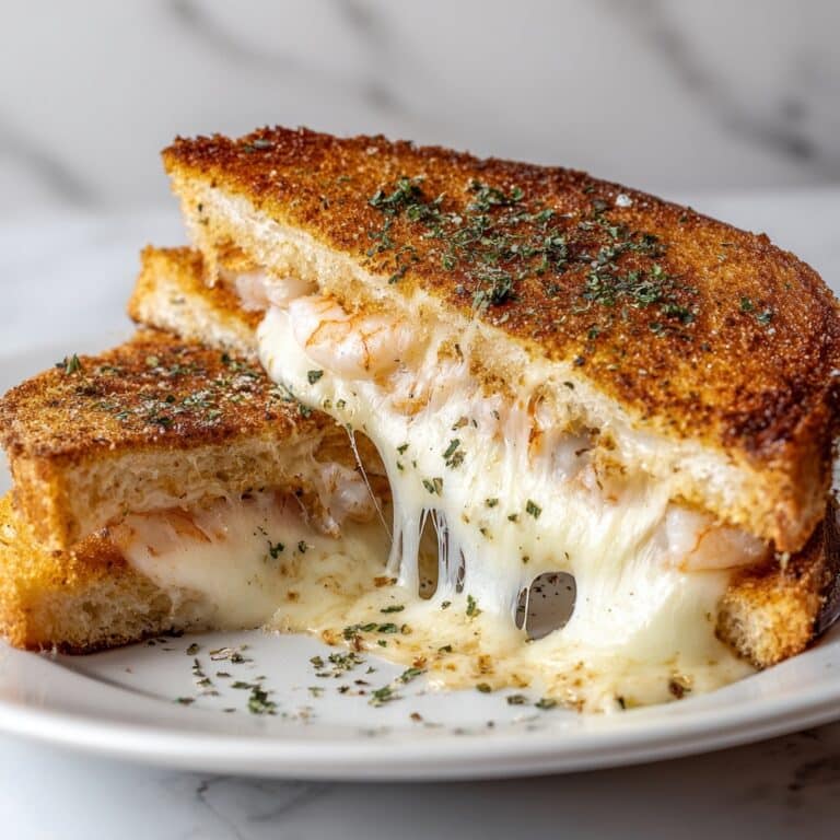 Shrimp & Cheese Grilled Sandwich Recipe