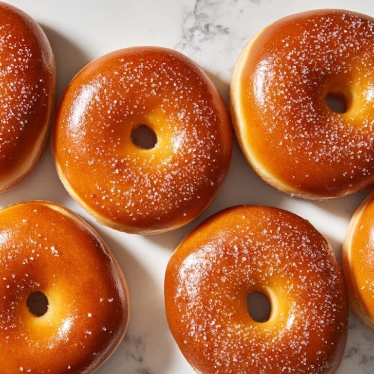 Fried Doughnuts with Sugar Recipe