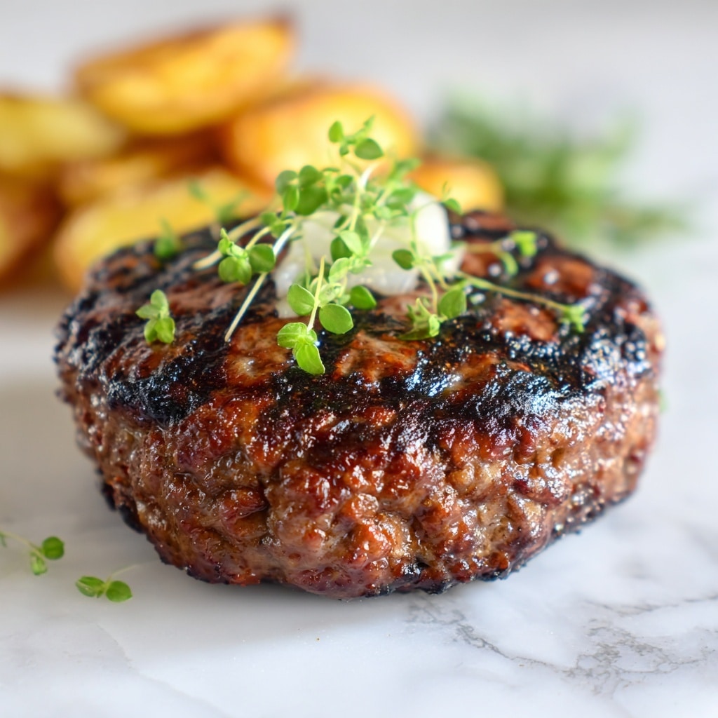 Tremendous Ribeye Steak with French Onions and Crispy French Fries Recipe