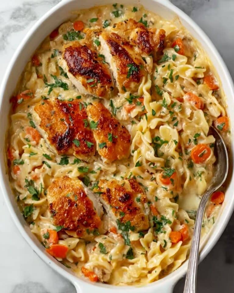Creamy Chicken and Orzo Bake Recipe