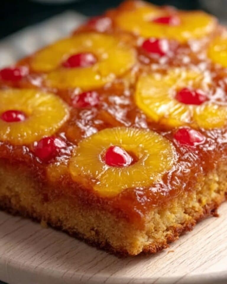 Easy Pineapple Upside Down Cake Recipe