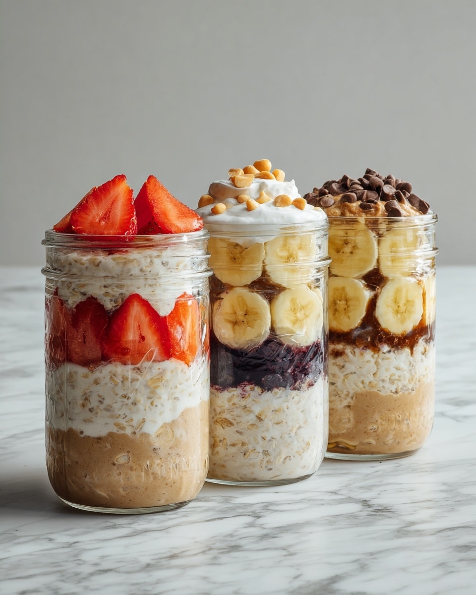 Creamy Protein-Packed Overnight Oats Recipe - Recipe Image