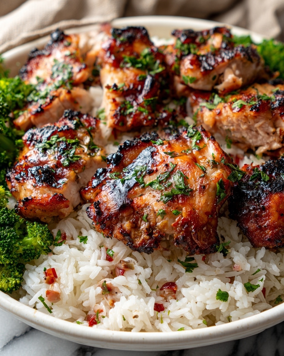 Cajun Chicken with Coriander and Lime Rice Recipe - Recipe Image