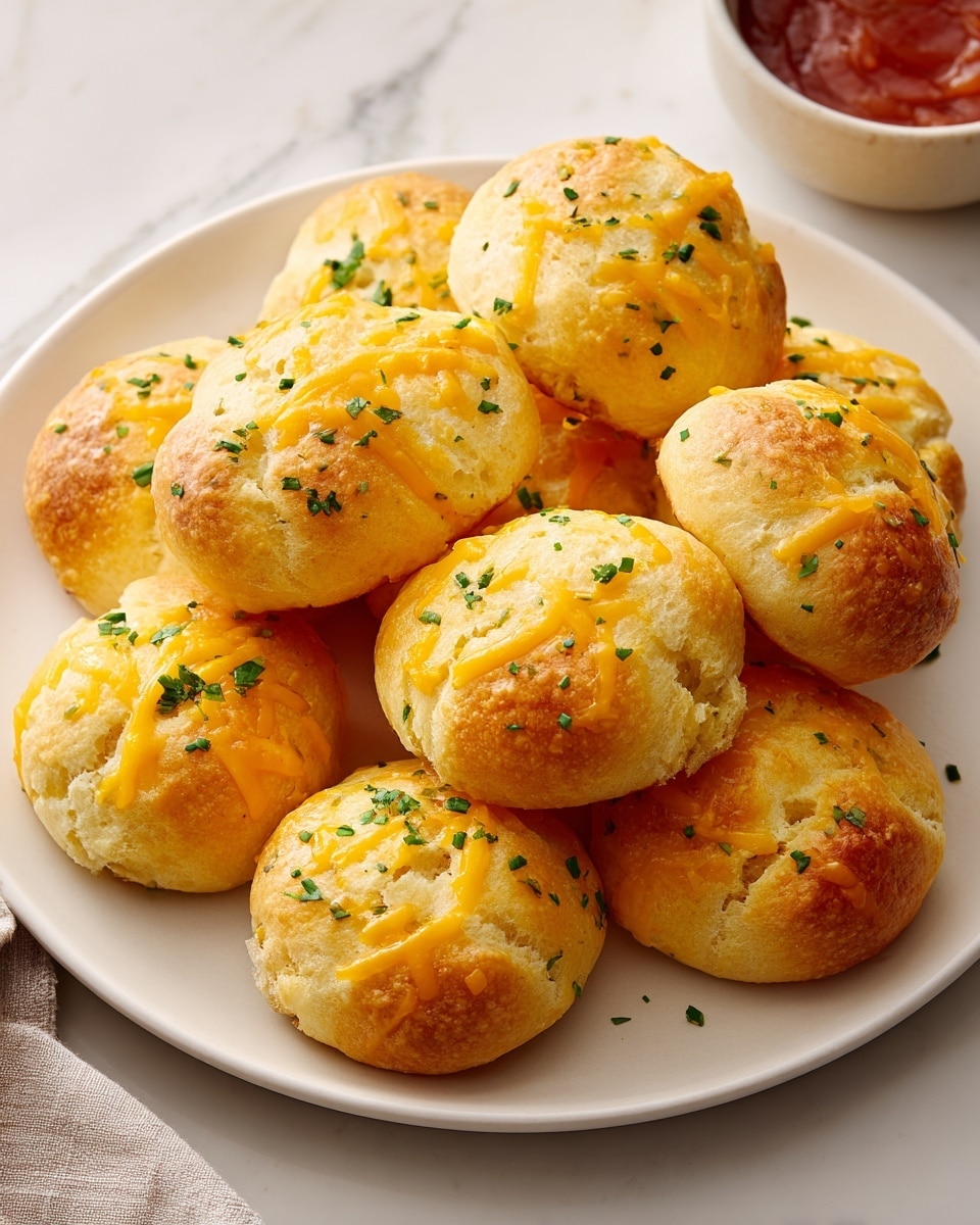 Garlic Knot Rolls with Garlic-Parsley Butter and Parmesan Recipe - Recipe Image