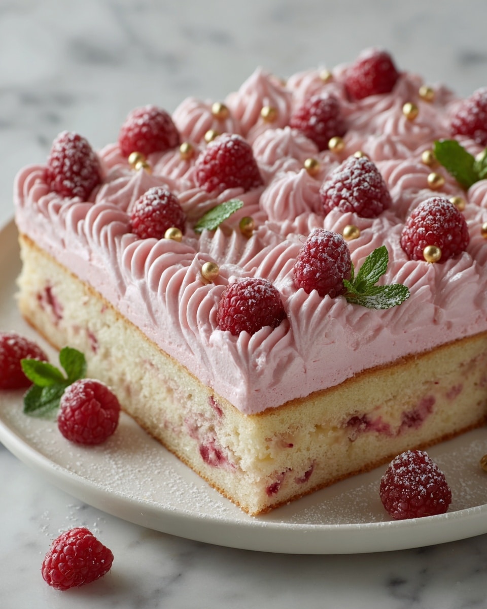 Lemon Raspberry Loaf Cake Recipe - Recipe Image