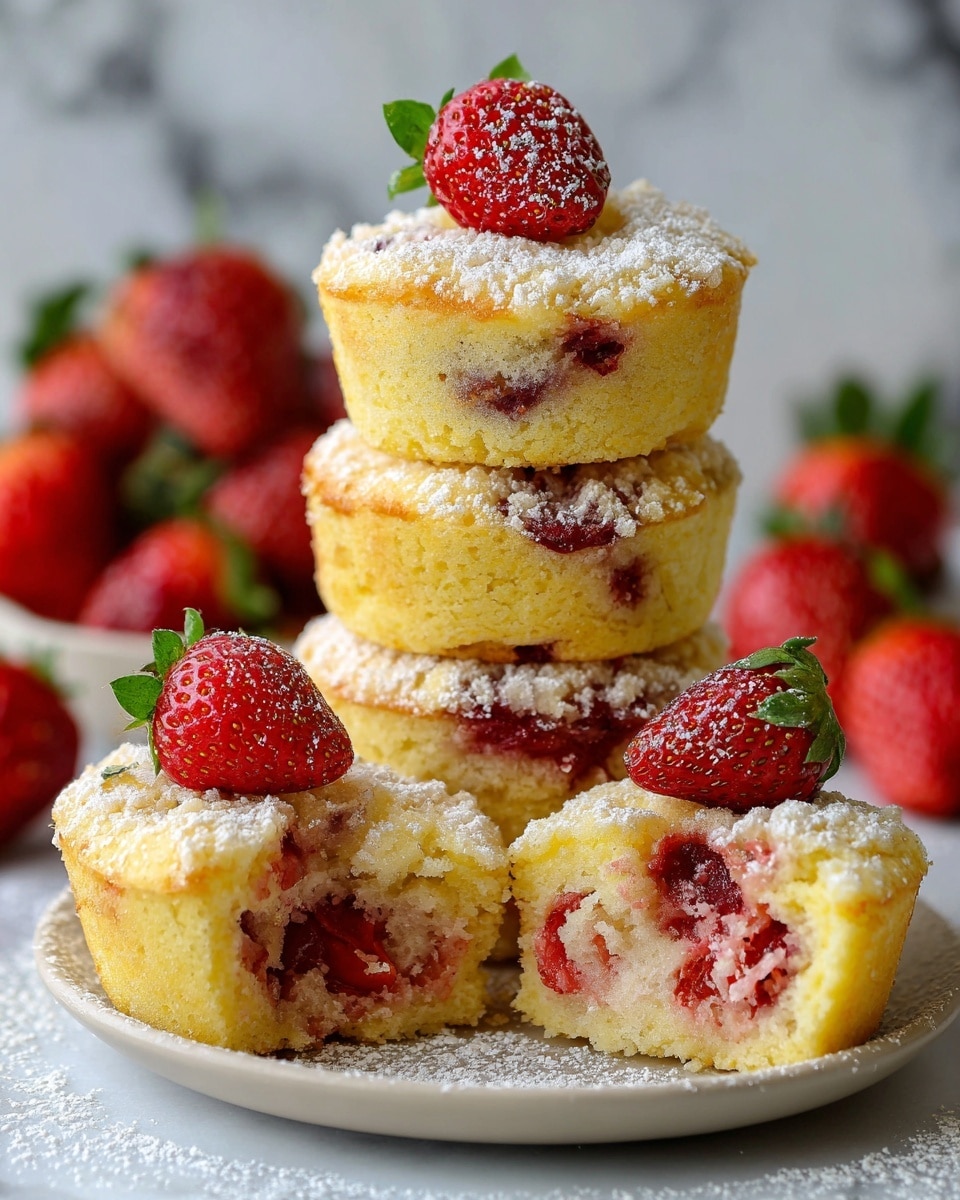 Fresh Strawberry Muffins Recipe - Recipe Image