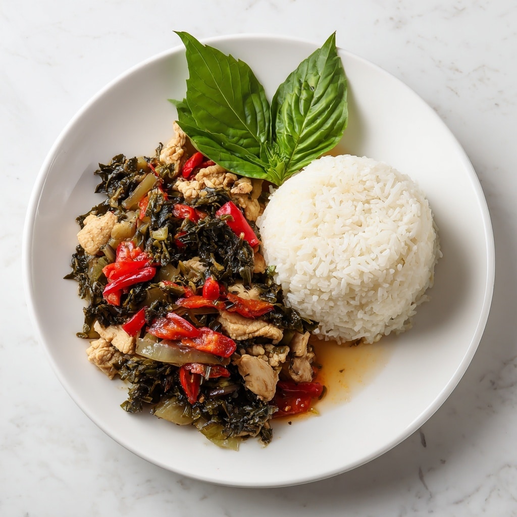 Spicy Thai Basil Chicken (Pad Krapow Gai) Recipe - Recipe Image