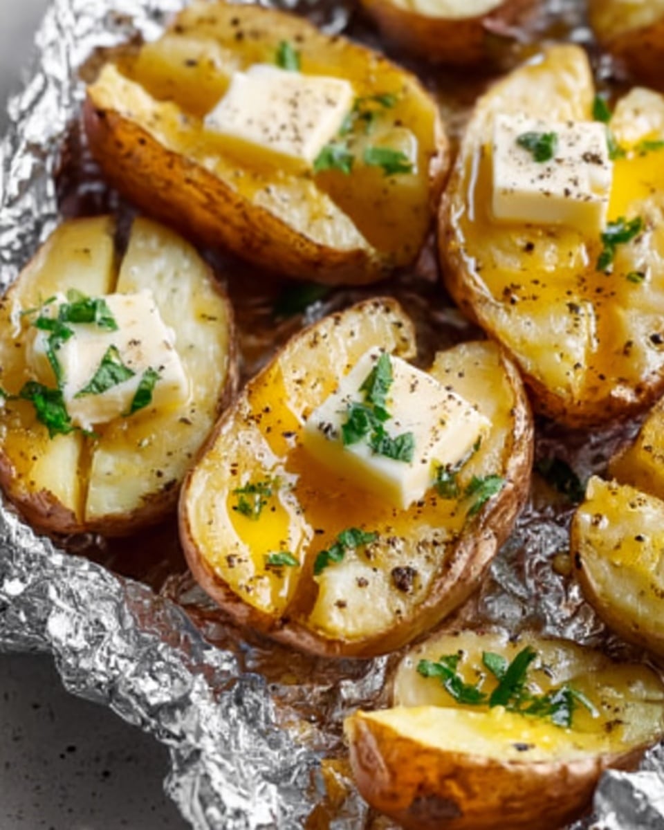 Crock Pot Foil-Wrapped Potatoes Recipe - Recipe Image