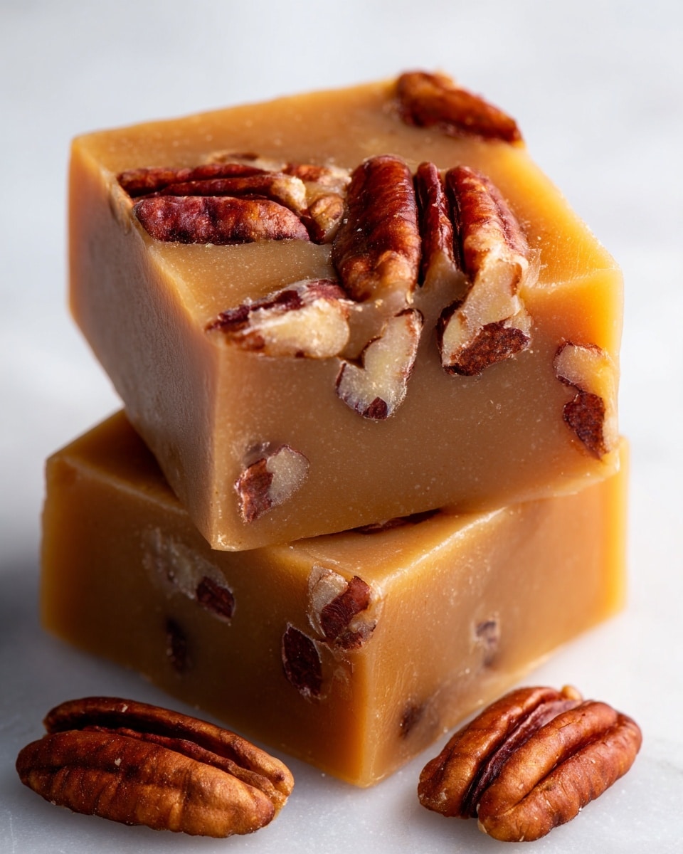 White Chocolate Caramel Pecan Fudge Recipe - Recipe Image
