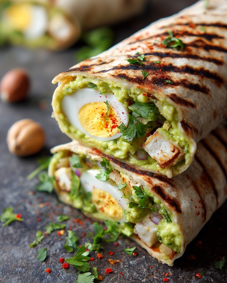 Avocado Egg Salad Roll-Ups Recipe - Recipe Image