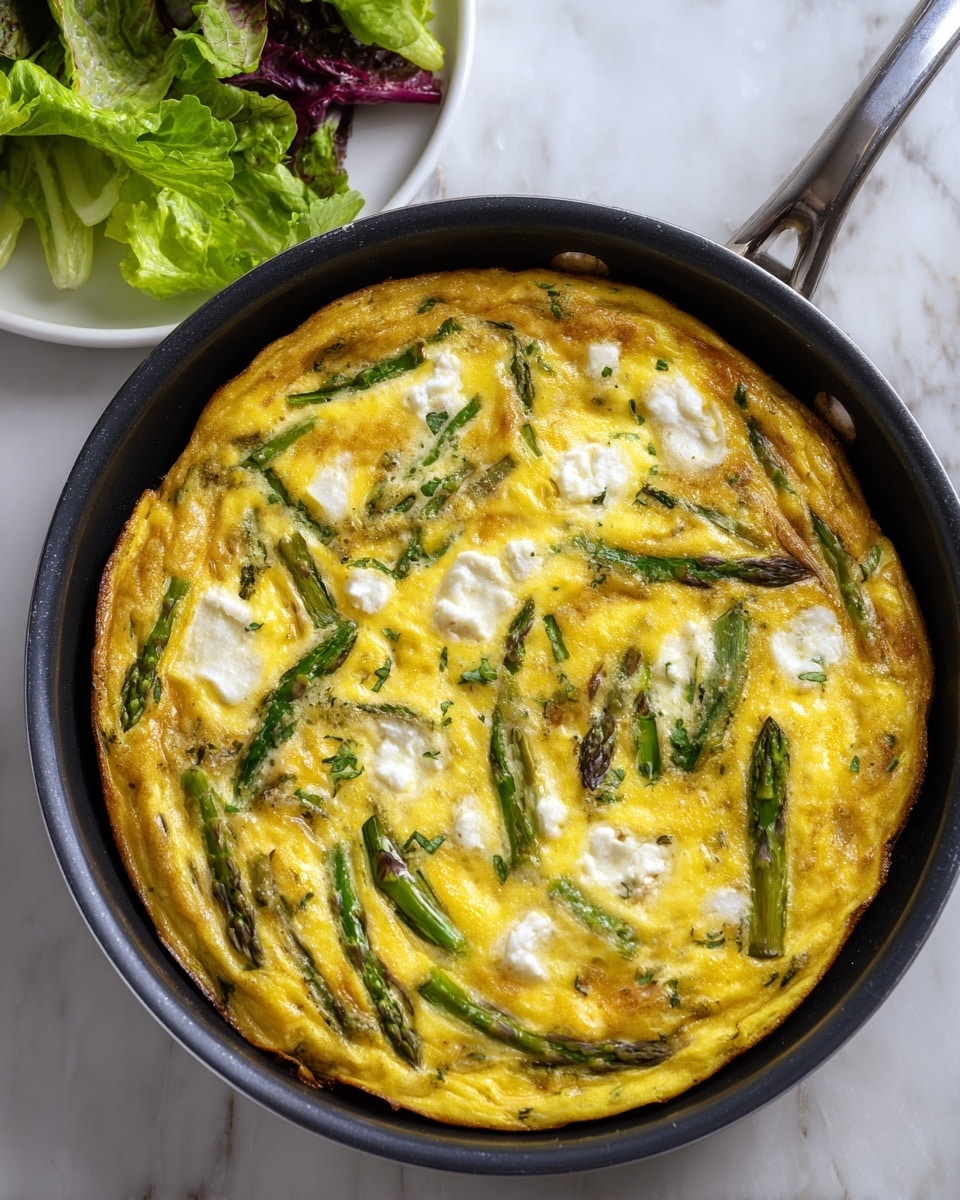 Asparagus-Mushroom Frittata Recipe - Recipe Image