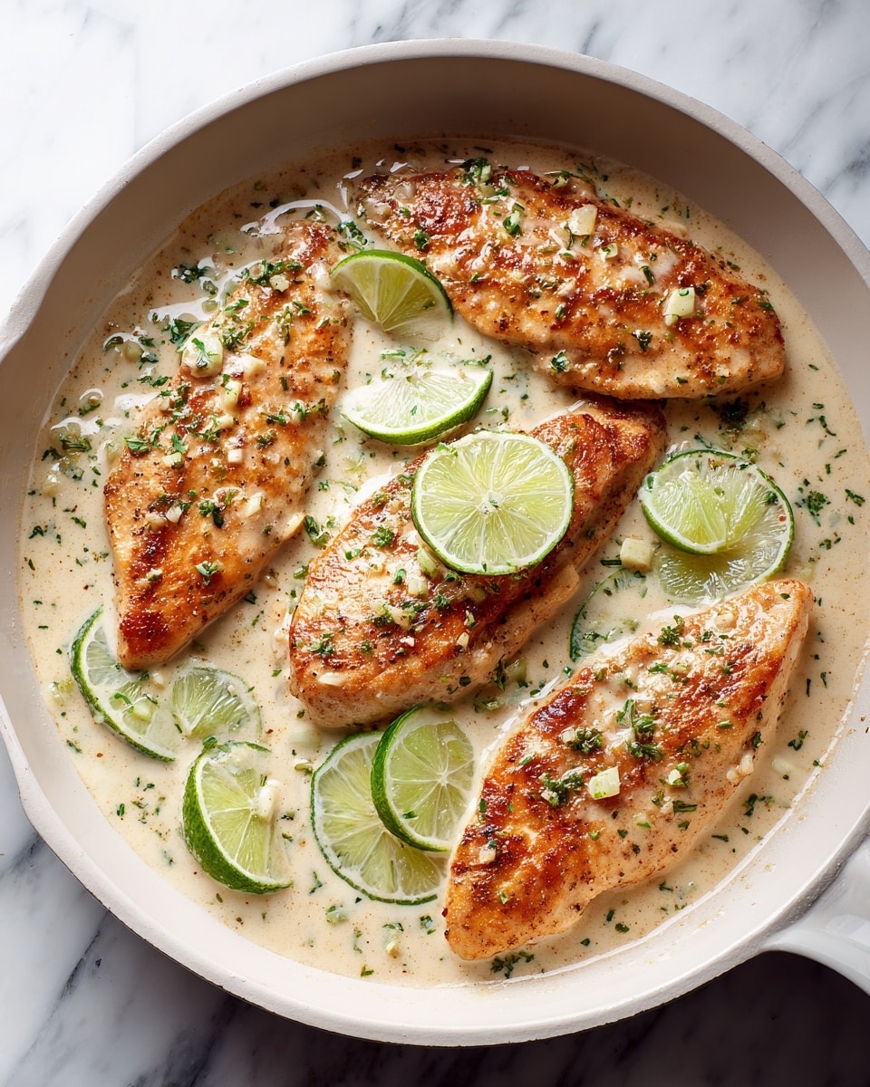 Creamy Cilantro Lime Chicken and Rice Recipe - Recipe Image