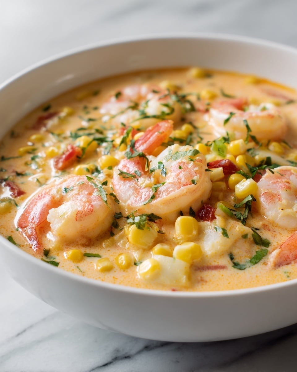 Sweet Corn and Shrimp Chowder Recipe - Recipe Image