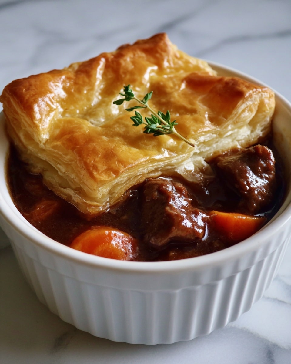 Guinness Braised Beef Pot Pie Recipe - Recipe Image