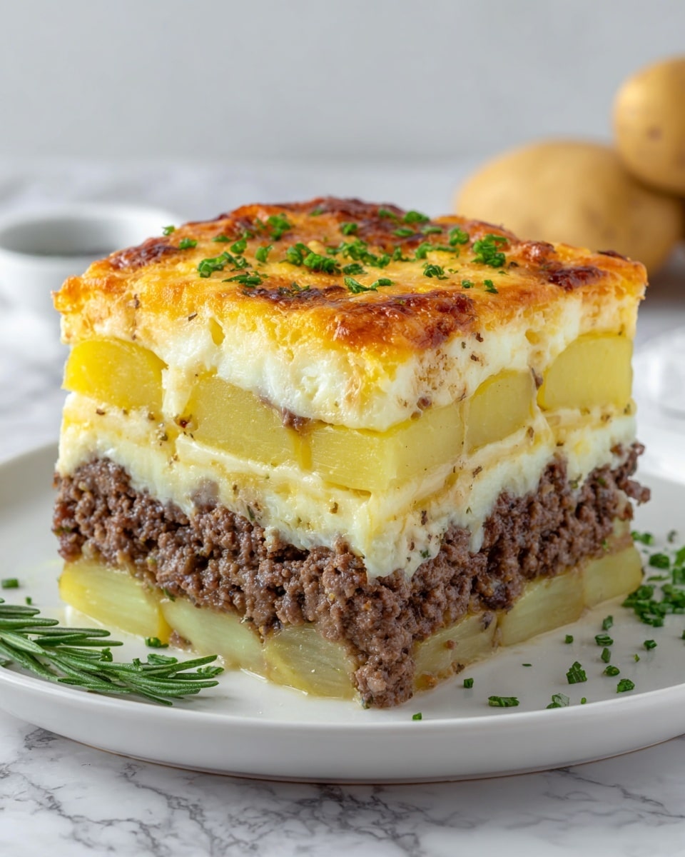 Loaded Potato and Meatloaf Casserole Recipe - Recipe Image