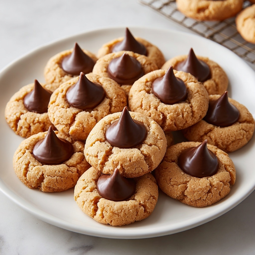 Homemade Peanut Butter Kiss Cookies Recipe - Recipe Image