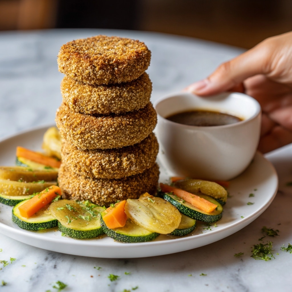 Crispy Tofu and Veggie Patties Recipe - Recipe Image
