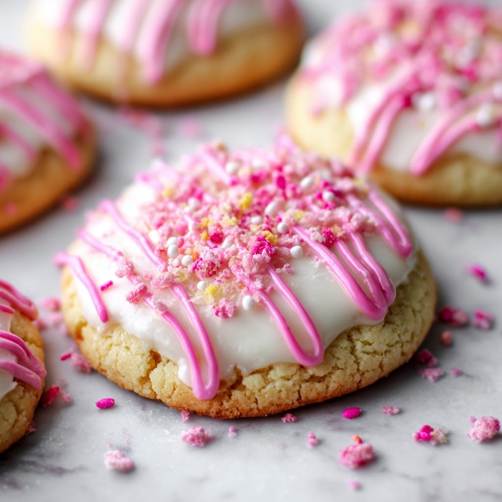Strawberry Shortcake Sugar Cookies Recipe - Recipe Image