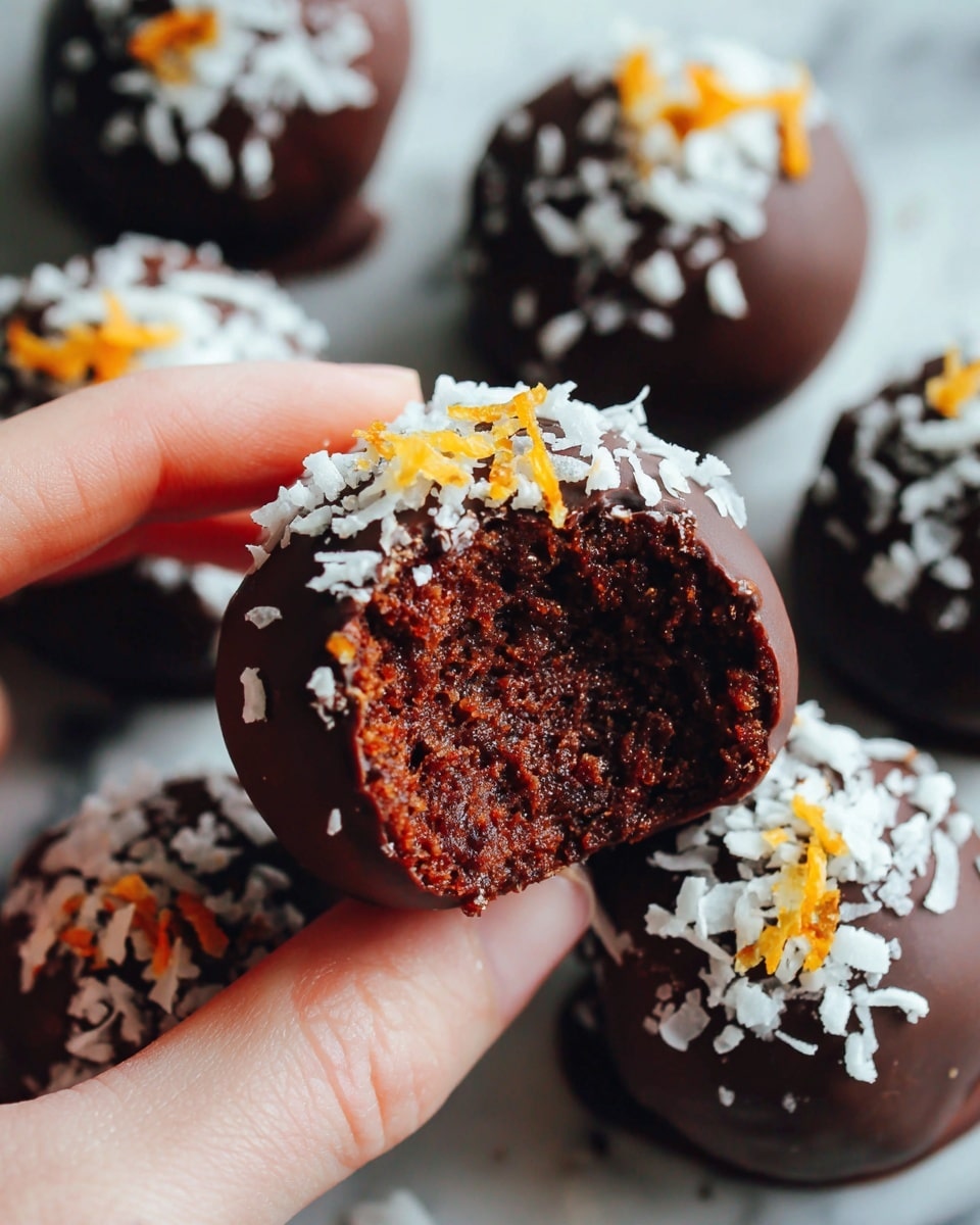 Easy Chocolate Orange Truffles Recipe - Recipe Image
