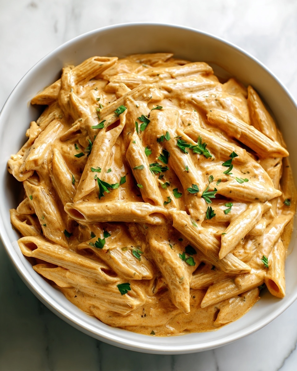 Buffalo Chicken Alfredo Penne Recipe - Recipe Image