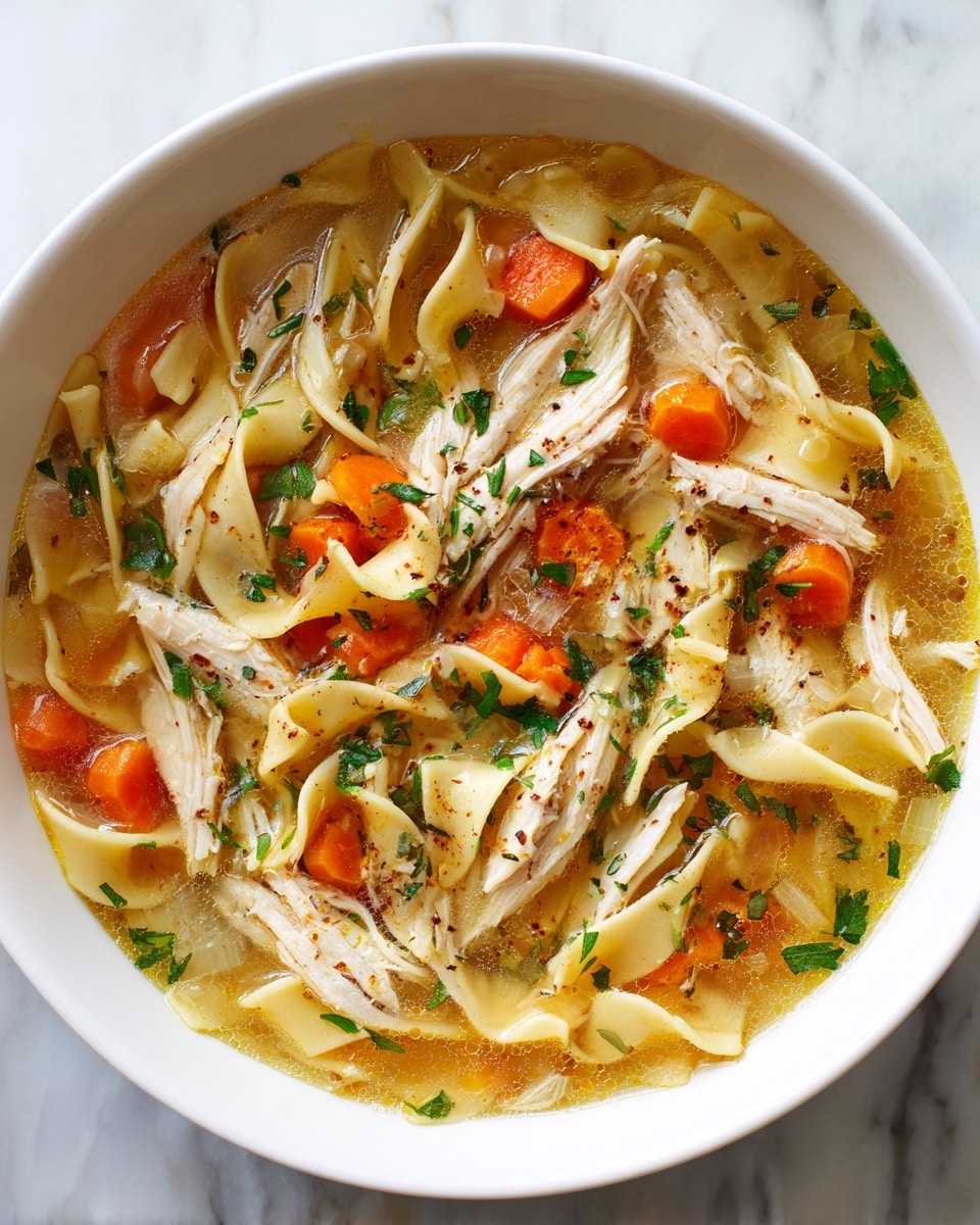 Classic Chicken Noodle Soup Recipe - Recipe Image